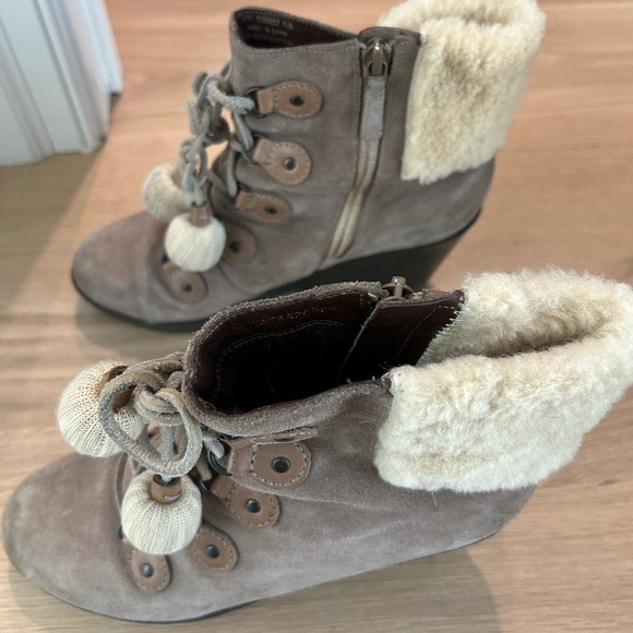 Cole Haan Nike Wedge Boots - Picture 3 of 4